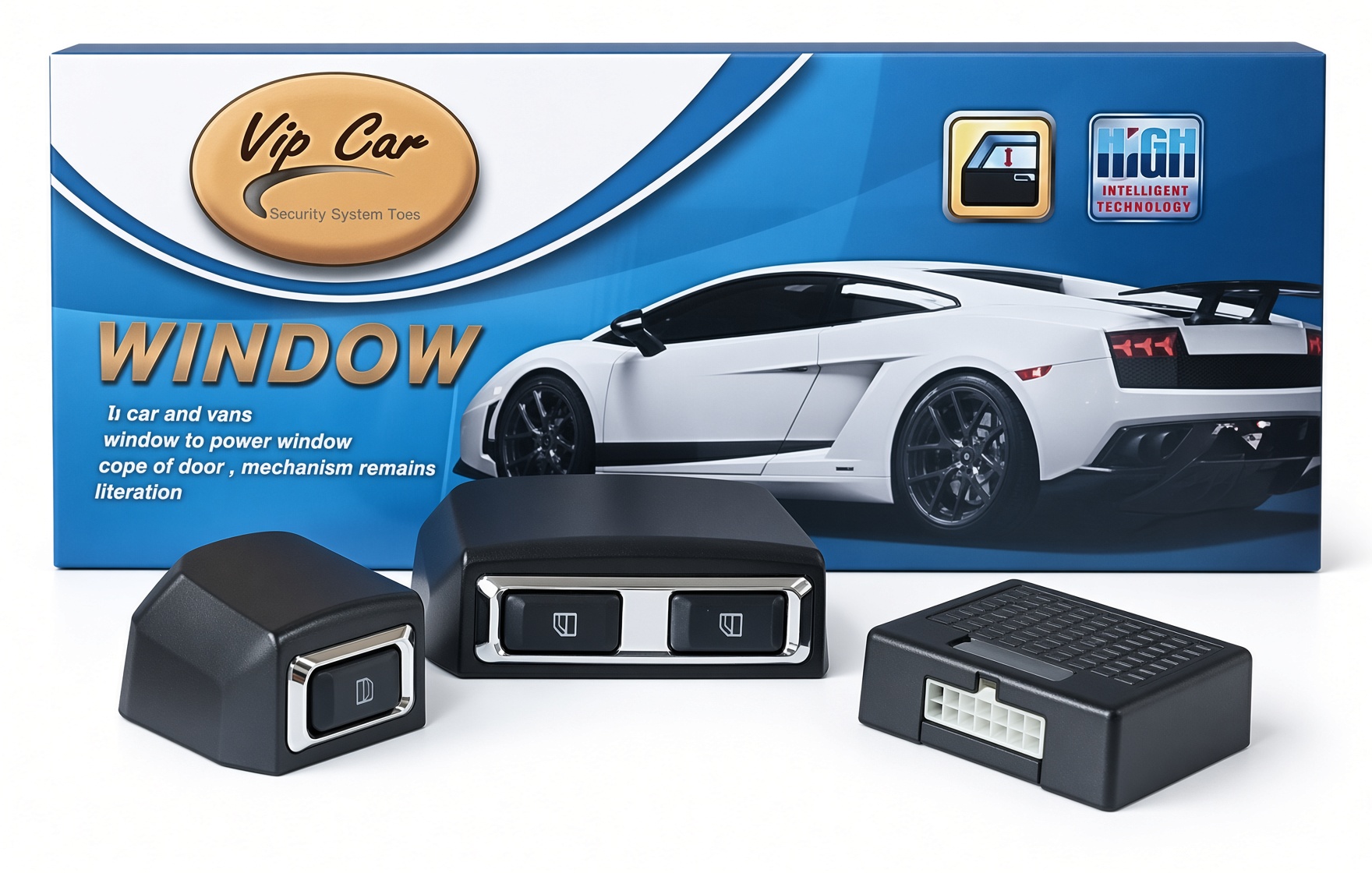 Alza Cristal 2V Suichera Cromado con módulo elevavridrios